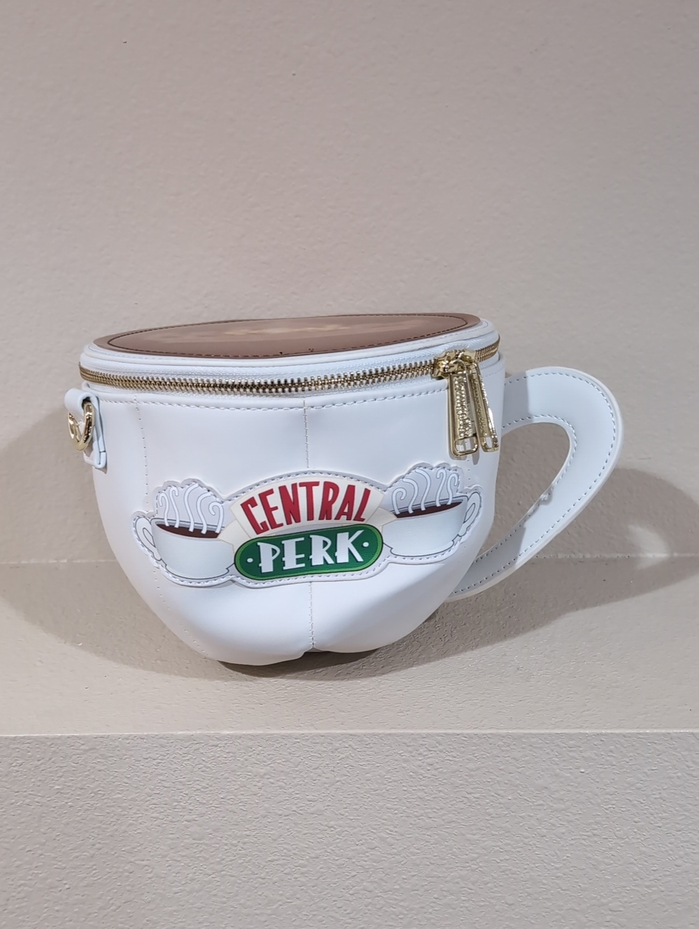 Loungefly Friends Central Perk White Cup Crossbody Bag